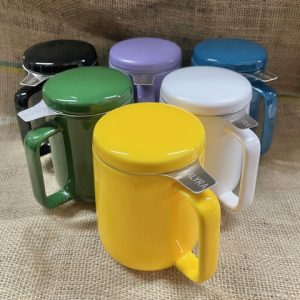 Ceramic Tea Mug - With Strainer