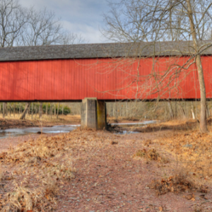 Frankenfield Covered Bridge (Espresso Dark)